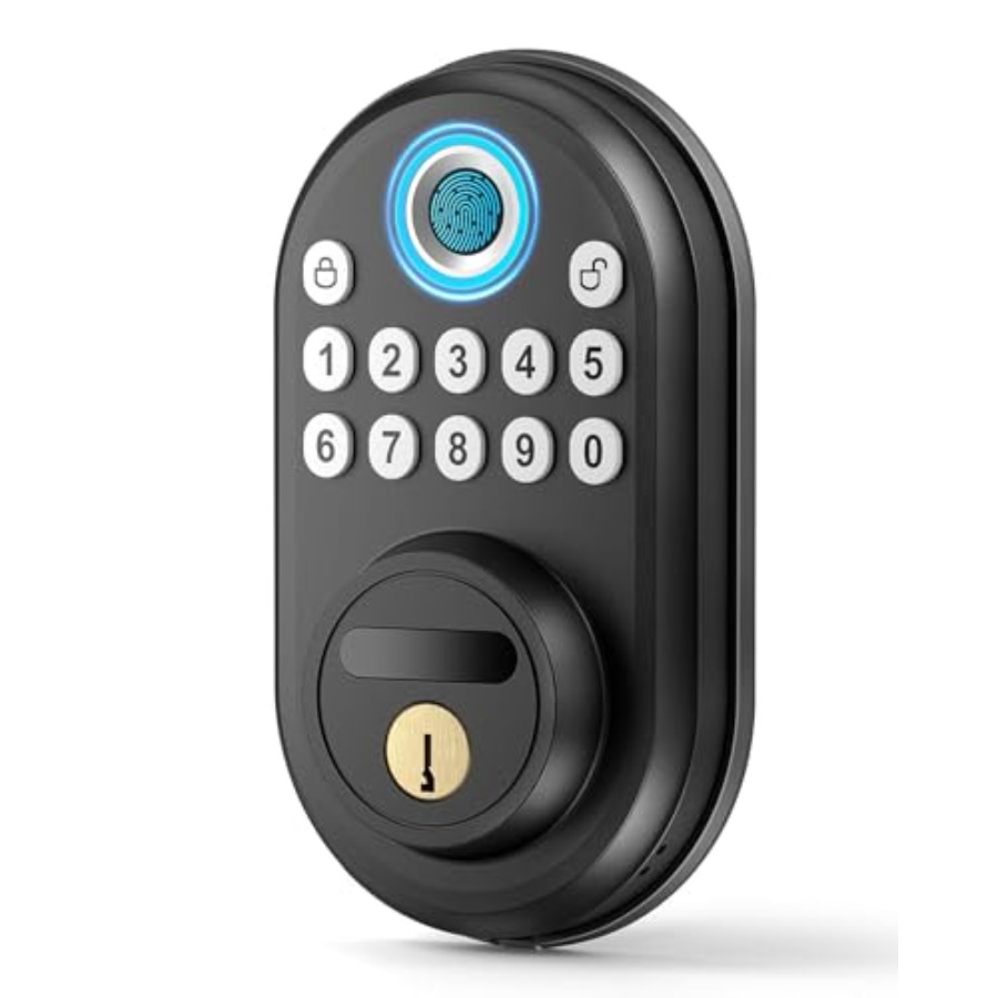 Door Lock Smart Keypad - Front Door Fingerprint Door Lock with
