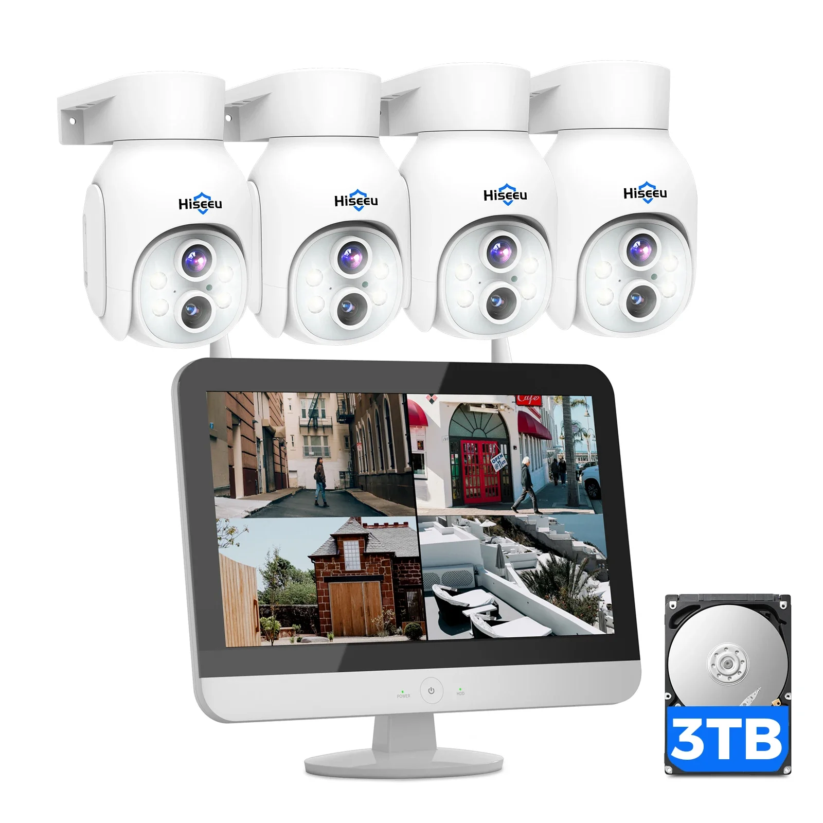 Home Security Monitoring - 2026 5X optical zoom 5MP 12