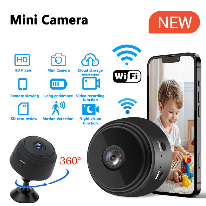 Home Security Monitoring - 1080P HD Mini WiFi Camera Baby