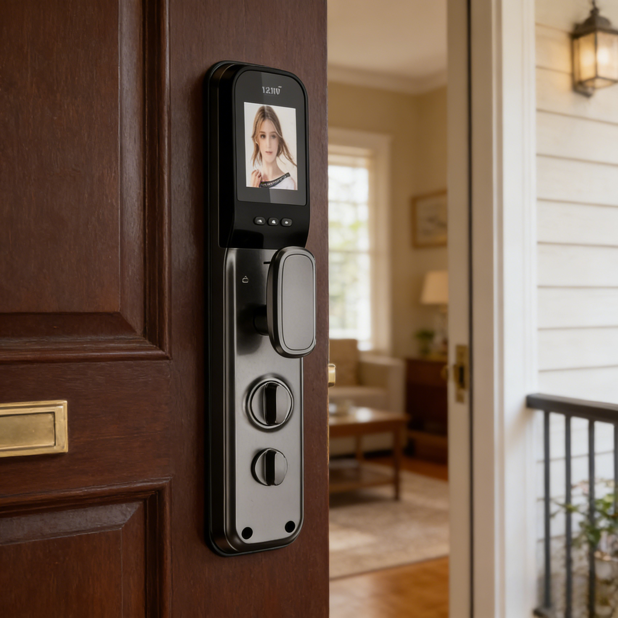 HX5 Smart Door Lock 3D Face Re - Home Security Camera ulasan dan harga
