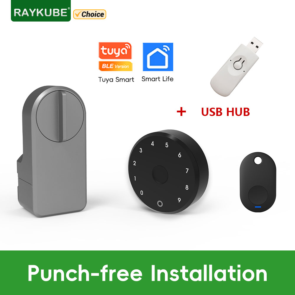 RAYKUBE A1 Pro Tuya BEL Smart  - Door Lock Smart Keypad ulasan dan harga