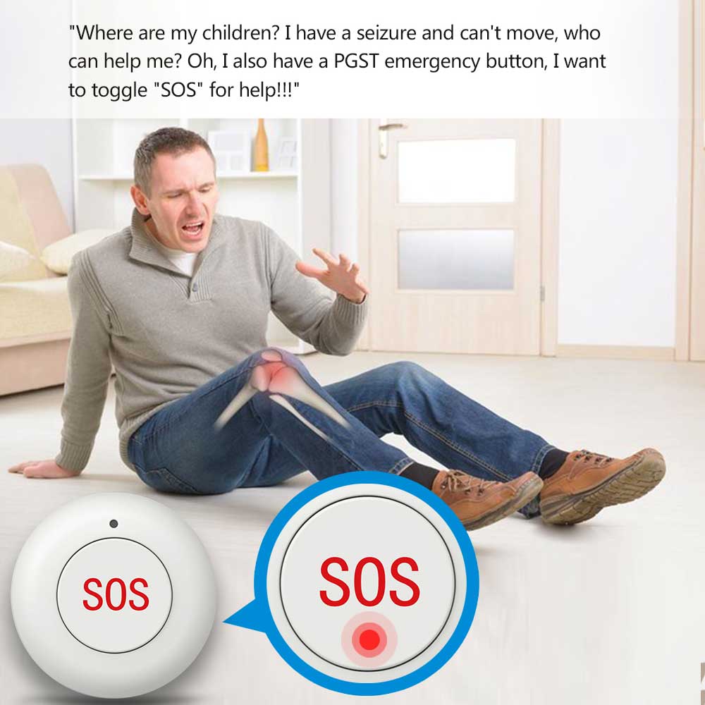Wireless SOS Button Smart Home - Home Security Systems Wireless ulasan dan harga