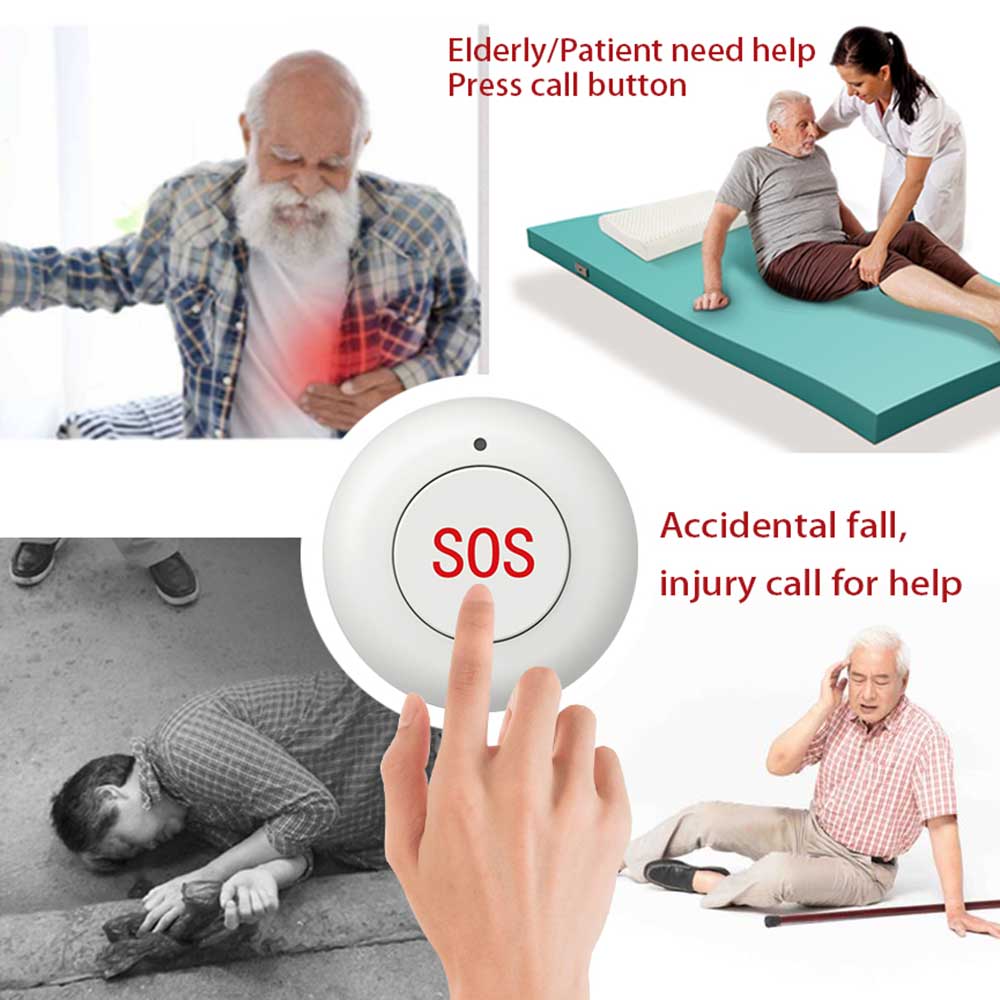 Wireless SOS Button Smart Home - Home Security Systems Wireless ulasan dan harga