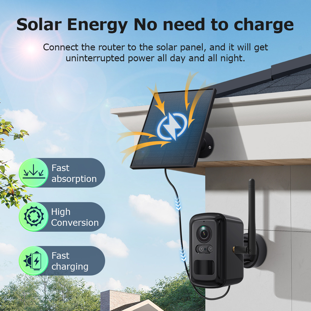 SHIWOJIA 6MP Solar Security Sy - Home Security No Subscription ulasan dan harga