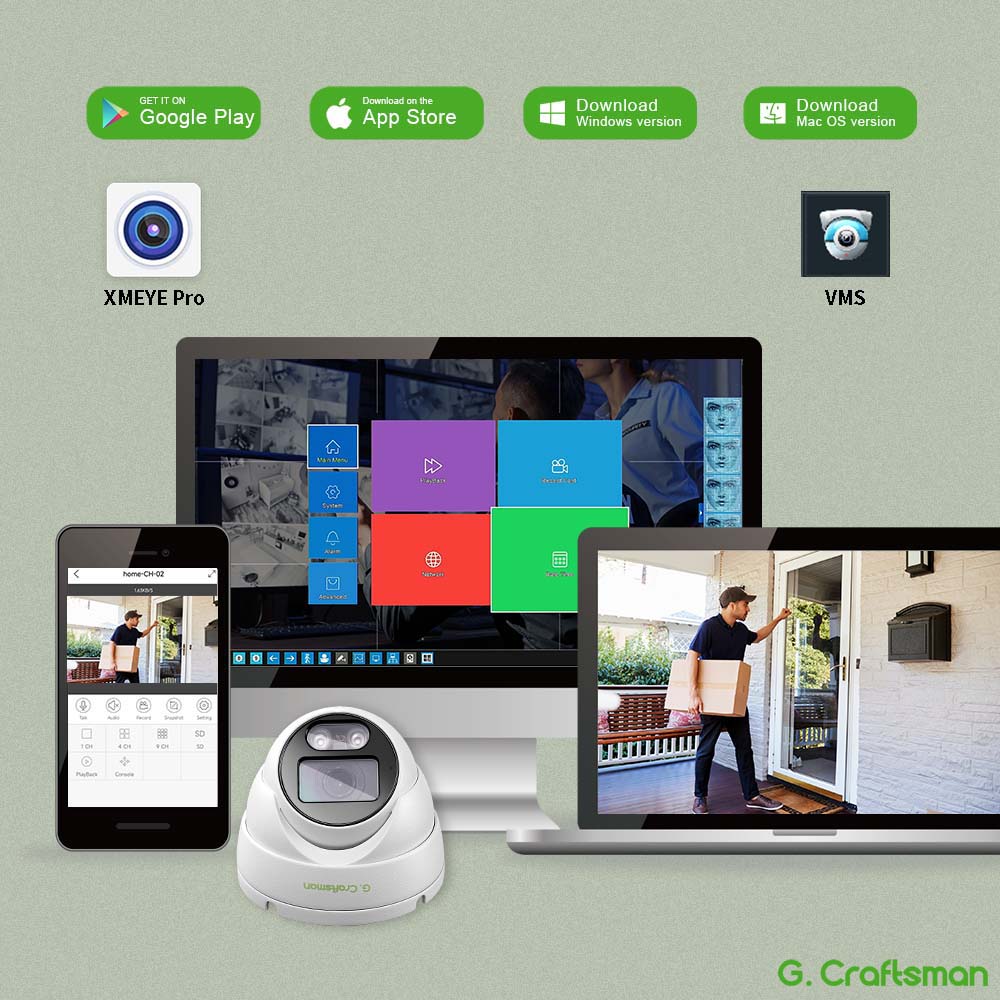 CN XMeye X 6MP, 2.8mm, 20FPS,  - Home Security Camera ulasan dan harga