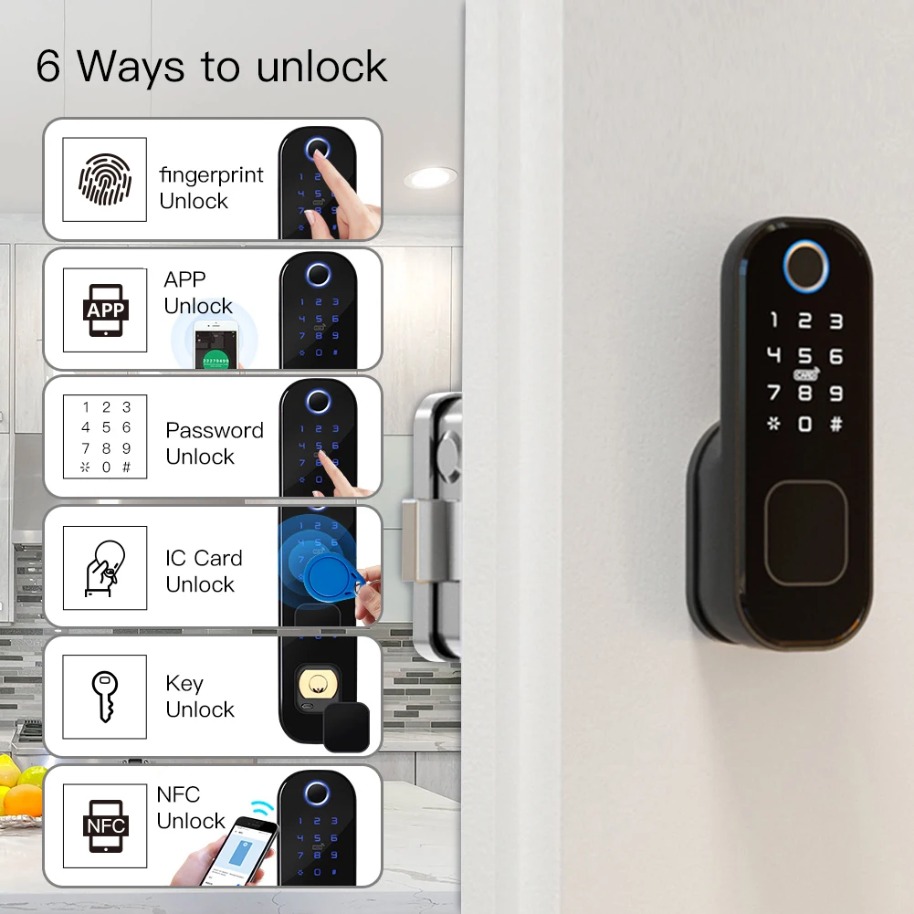 MOES WiFi Tuya Smart Lock Door - Door Lock Smart Keypad ulasan dan harga