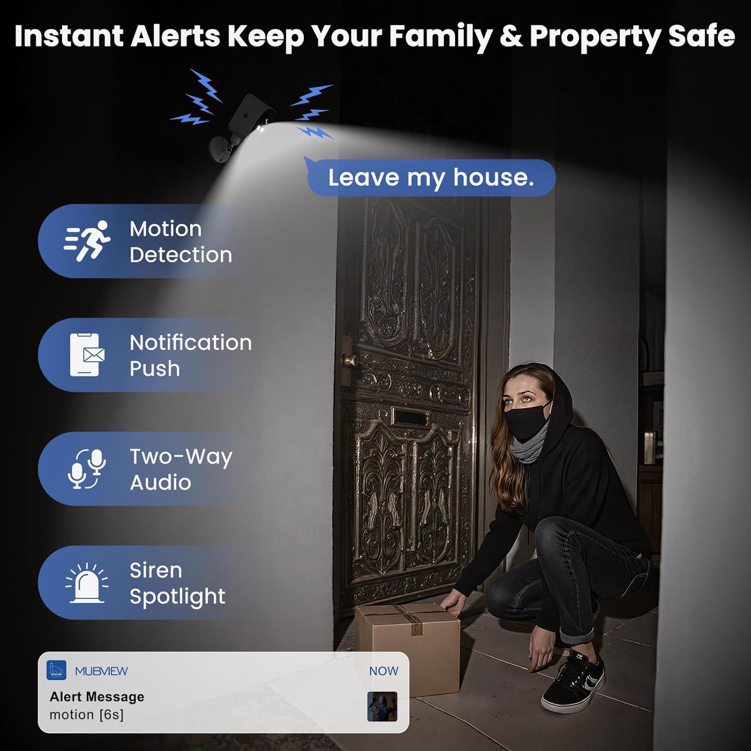 Wireless Outdoor Security Came - Home Security No Subscription ulasan dan harga