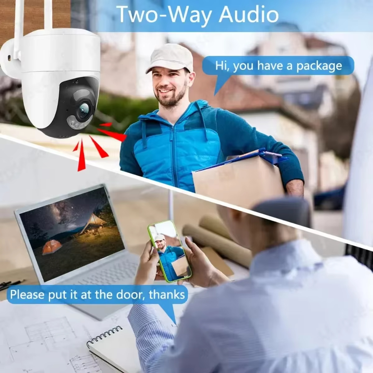 8CH Wireless NVR Tuya SmartLif - Home Security Wifi Camera ulasan dan harga
