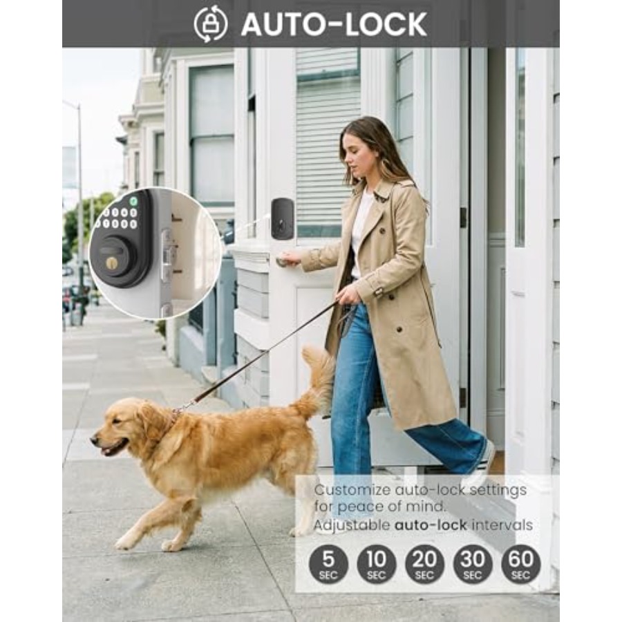 Front Door Fingerprint Door Lo - Door Lock Smart Keypad ulasan dan harga