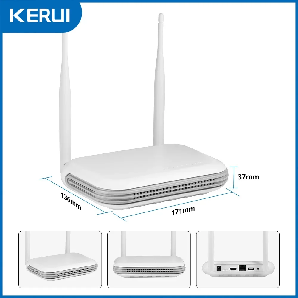 KERUI Mini WIFI Network 8CH NV - Home Security Monitoring ulasan dan harga