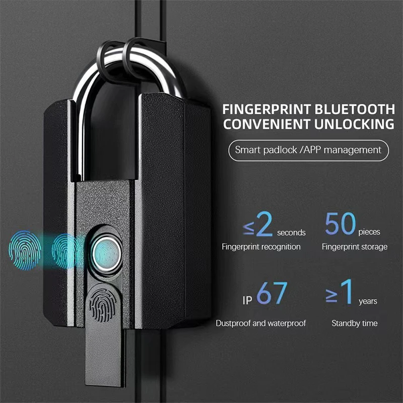 Smart Fingerprint Padlock TTLo - Door Lock Smart Keypad ulasan dan harga