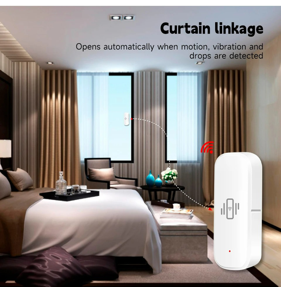 Tuya Smart WiFi Vibration Sens - Home Security Monitoring ulasan dan harga