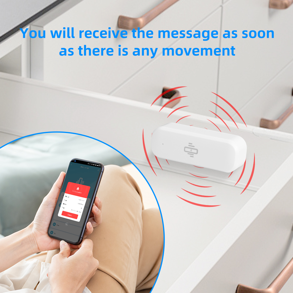 Tuya Smart WiFi Vibration Sens - Home Security Monitoring ulasan dan harga