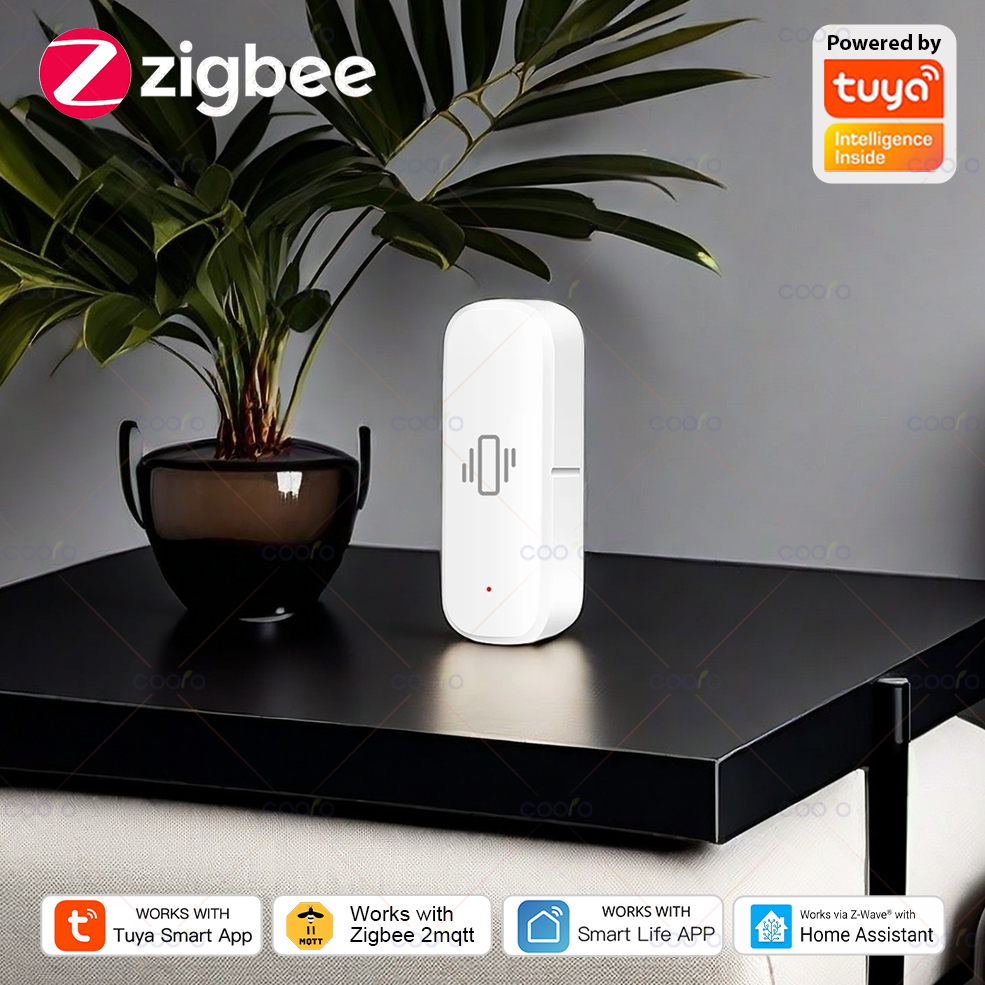 Smart ZigBee Vibration Sensor  - Home Security Monitoring ulasan dan harga