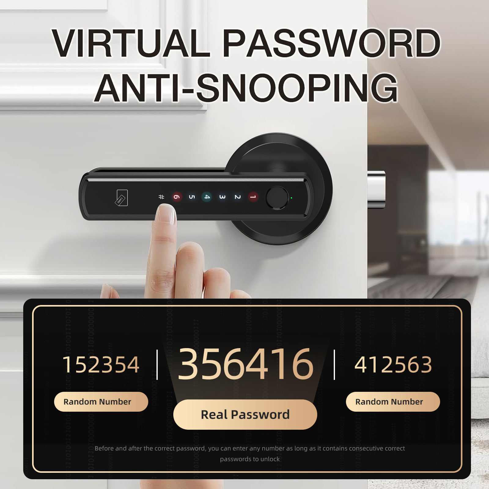 Viladepot Handle Shaped Smart  - Door Lock Smart Keypad ulasan dan harga