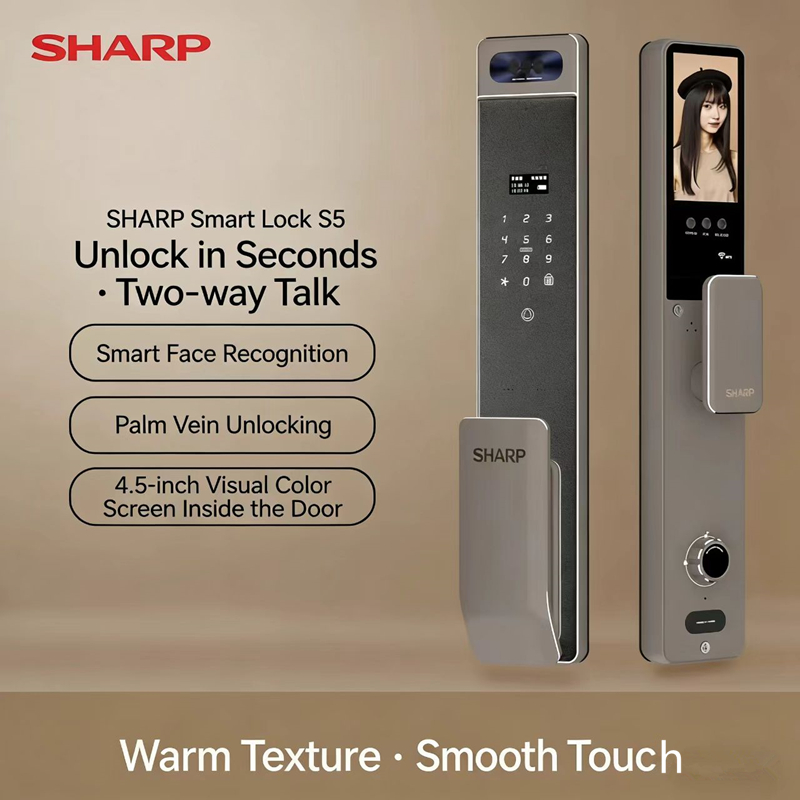 Sharp S5-FV Fully Automatic Sm - Door Lock Smart Keypad ulasan dan harga
