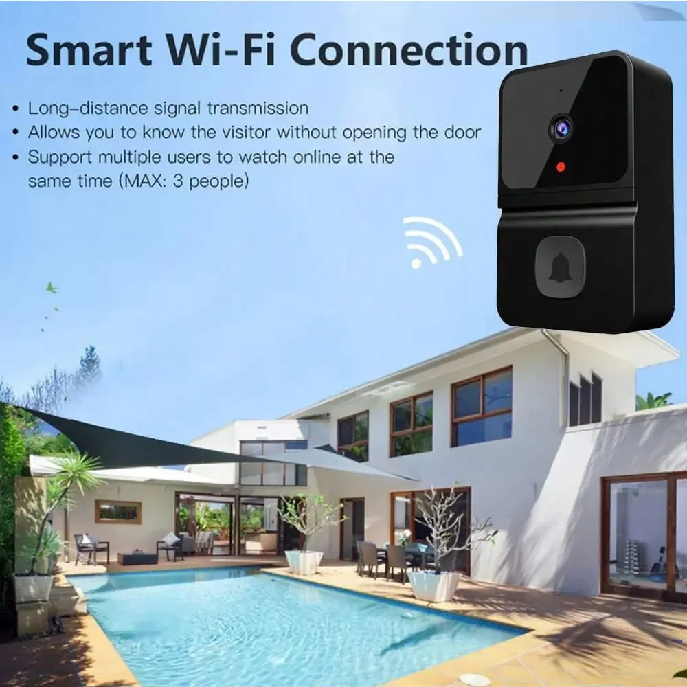 Wireless Doorbell WiFi Outdoor - Home Security Wifi Camera ulasan dan harga