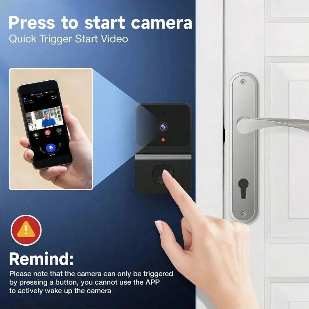 Wireless Doorbell WiFi Outdoor - Home Security Wifi Camera ulasan dan harga