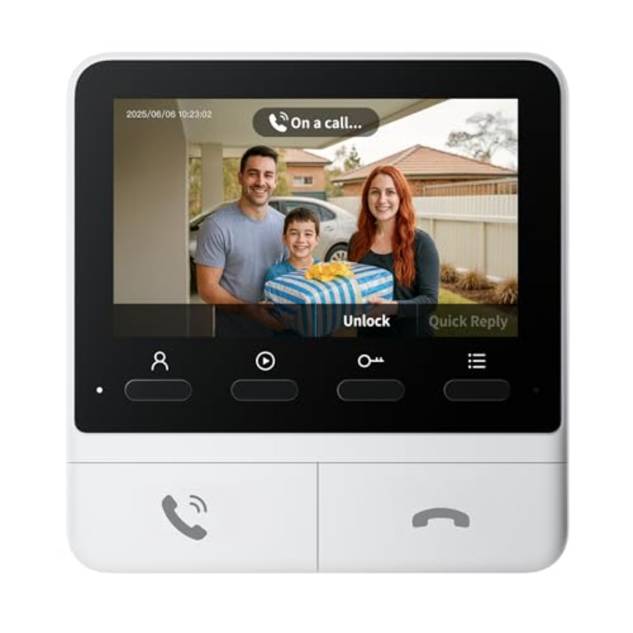 Video Doorbell Extra Monitor a - Home Security No Subscription ulasan dan harga