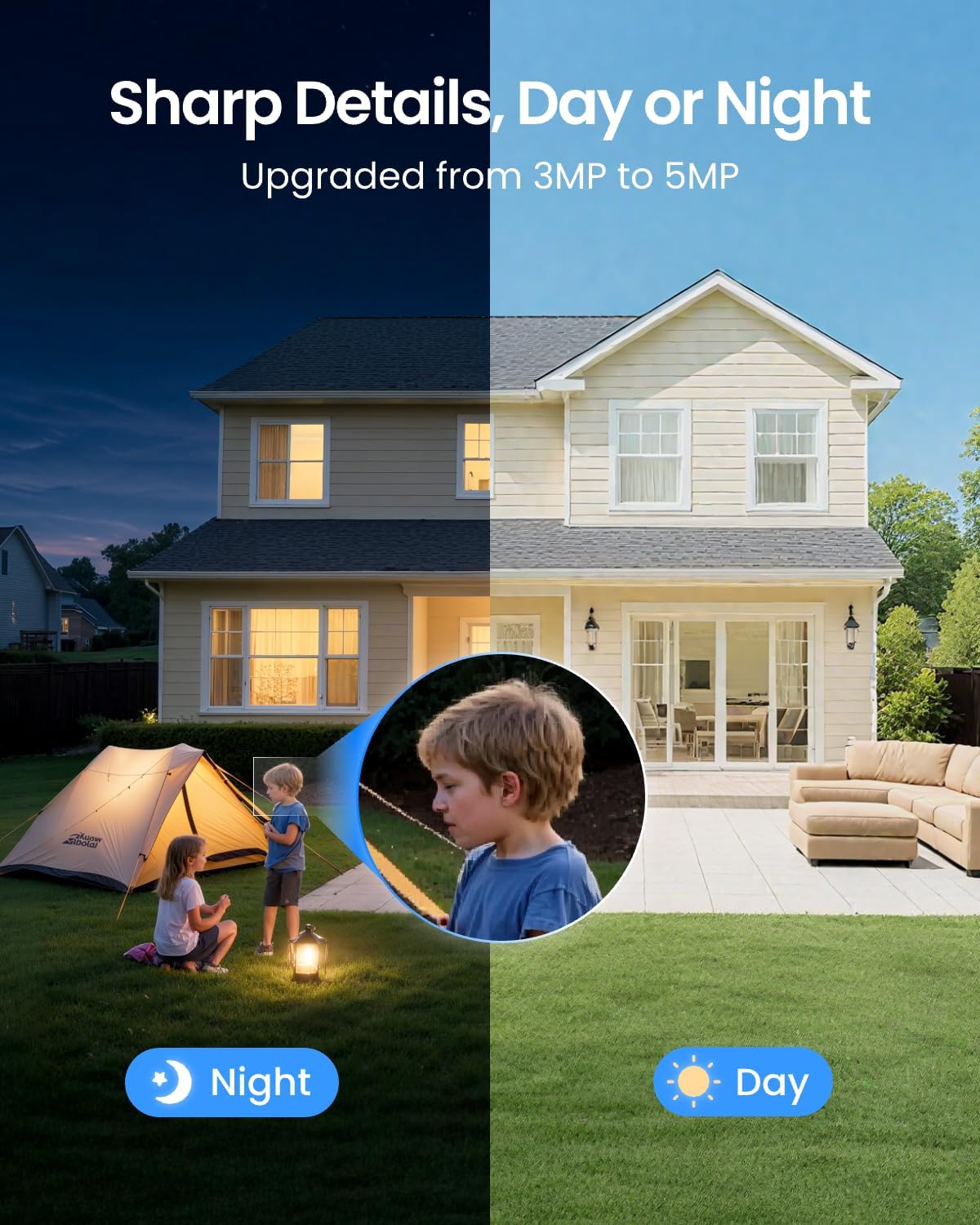 2K Solar Security Camera with  - Home Security No Subscription ulasan dan harga