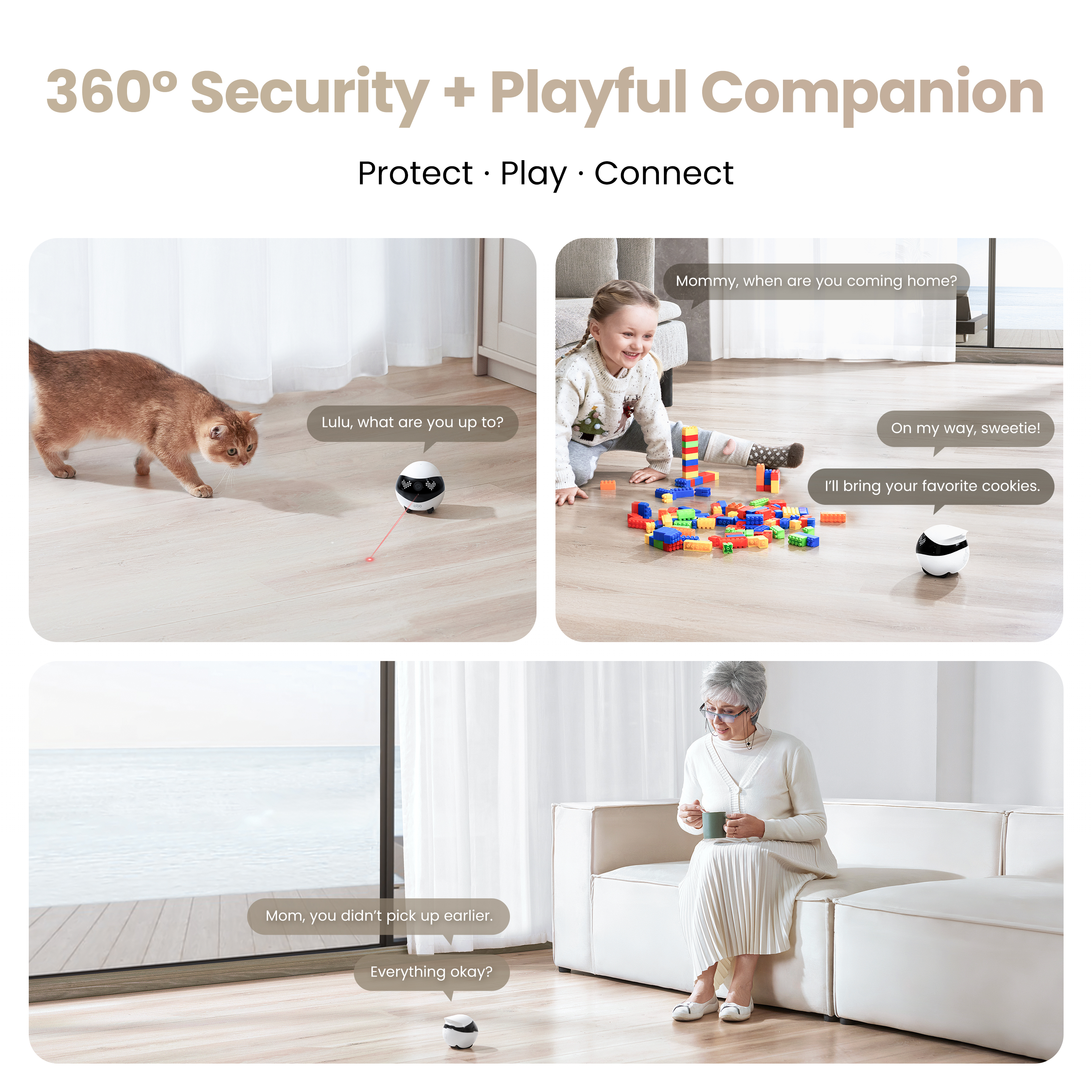 Wholesale EBO Air 2 Home Secur - Home Security Features ulasan dan harga