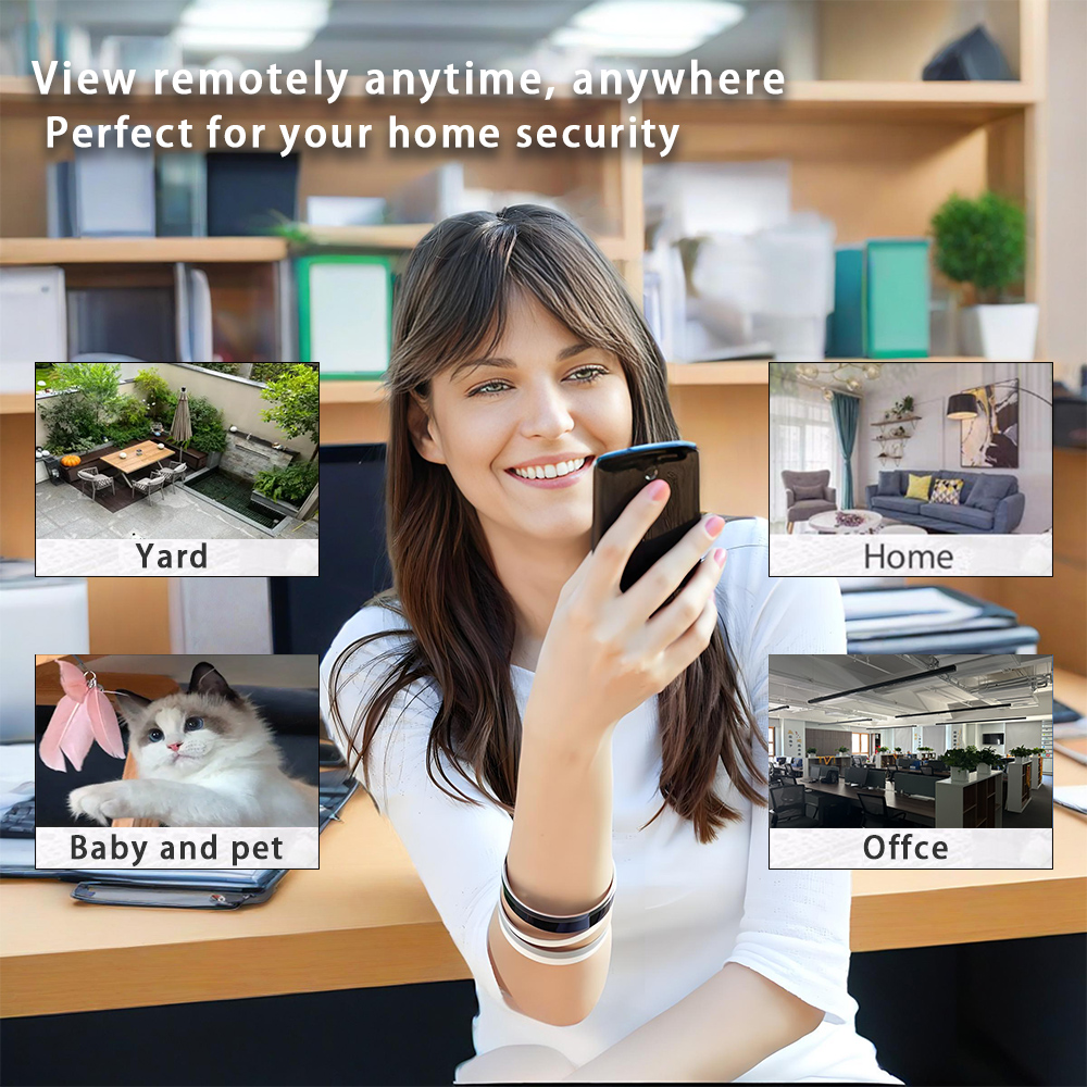 FHD Wifi Smart Monitor Surveil - Home Security Wifi Camera ulasan dan harga
