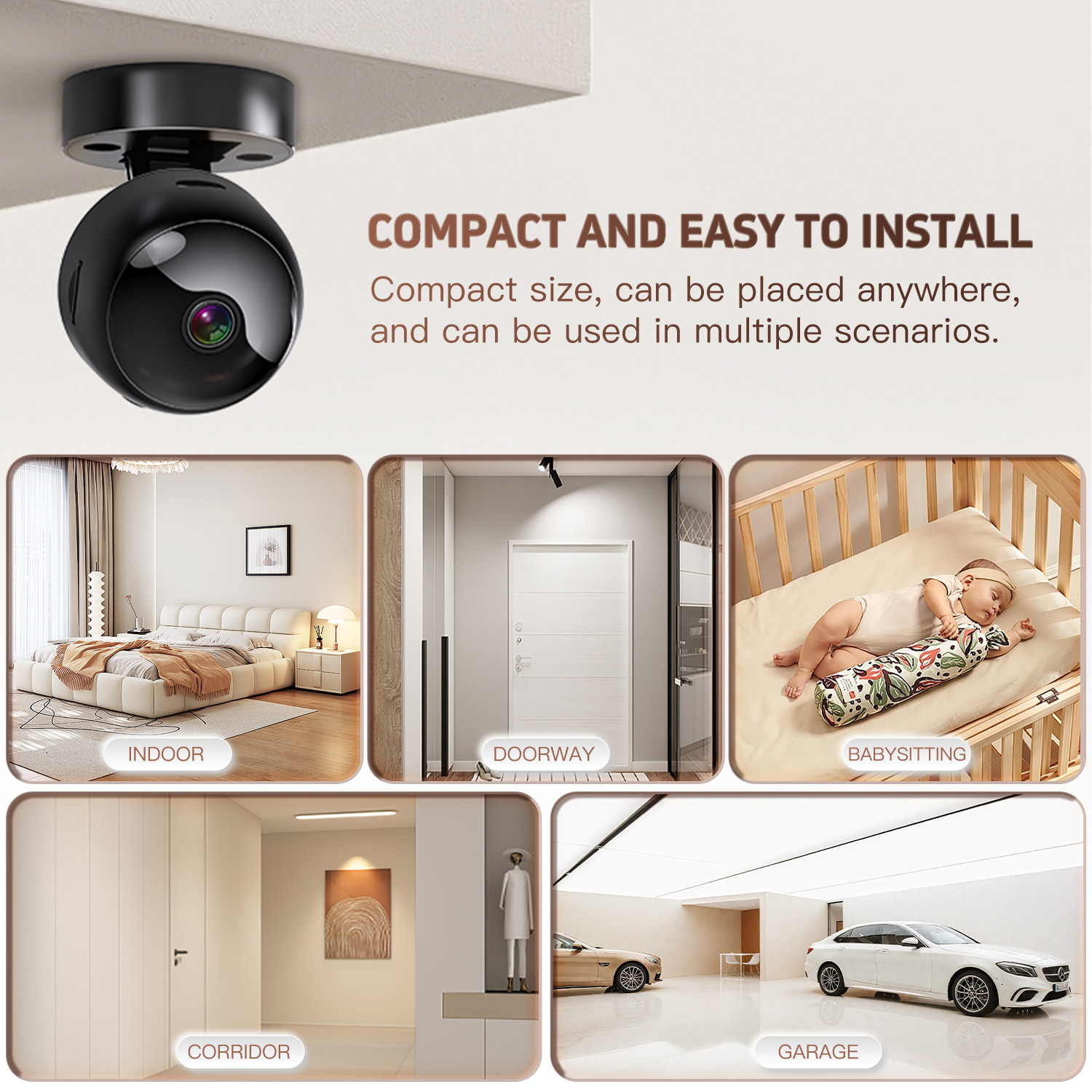 S2 Mini Camera 2.4G WiFi Wirel - Home Security Premium Eset ulasan dan harga
