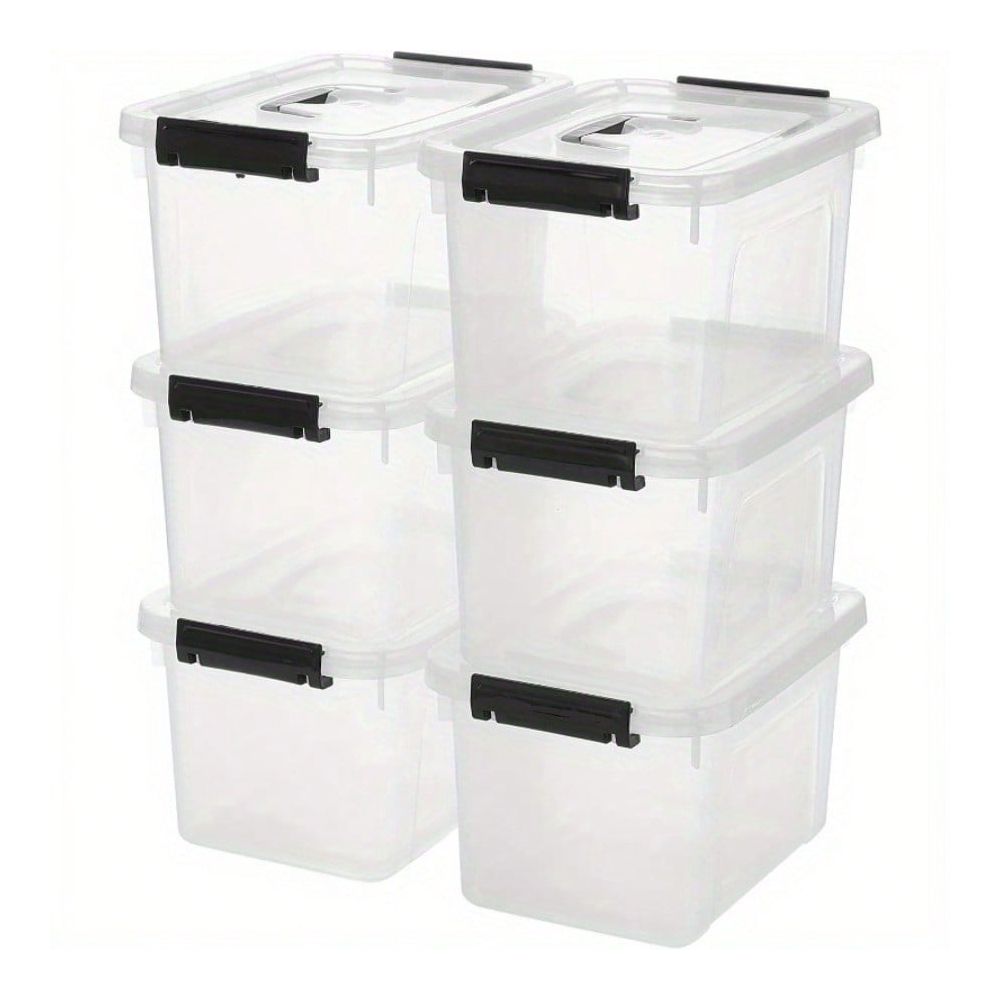 Of Six Transparent Plastic Sto - Home Security Features ulasan dan harga