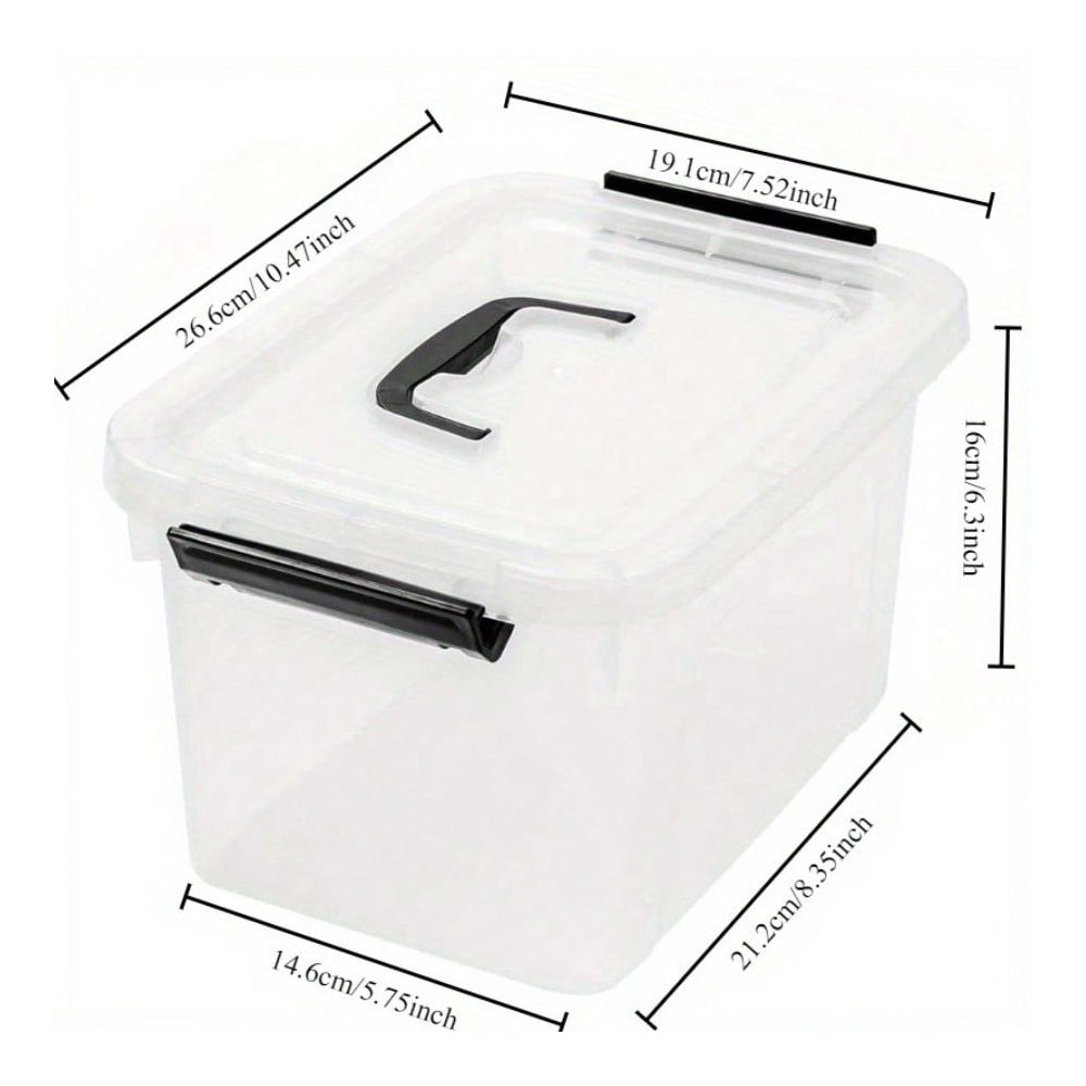 Of Six Transparent Plastic Sto - Home Security Features ulasan dan harga