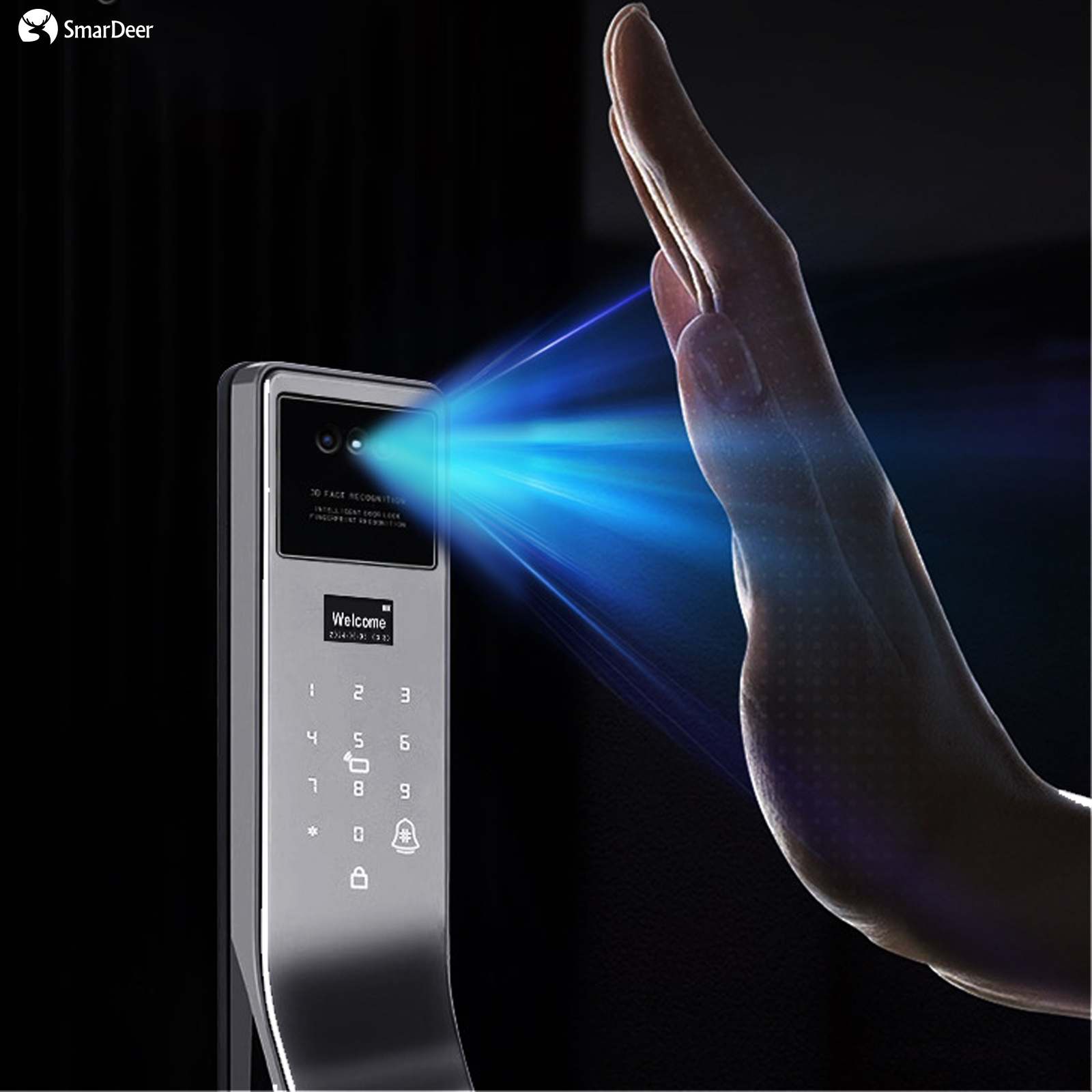 SmarDeer 3D Face Palm Vein Sma - Home Security No Subscription ulasan dan harga