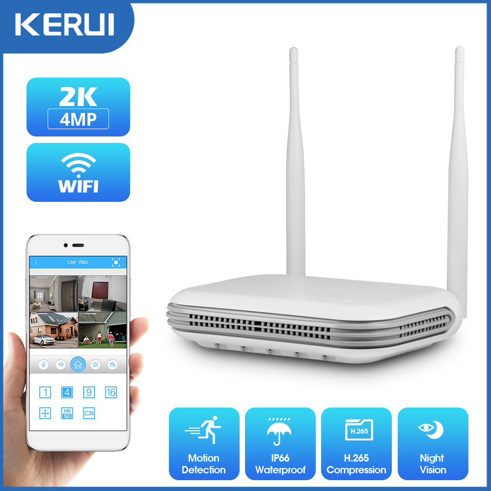 KERUI 2K 3K 4MP 8CH NVR WIFI O - Home Security Wifi Camera ulasan dan harga
