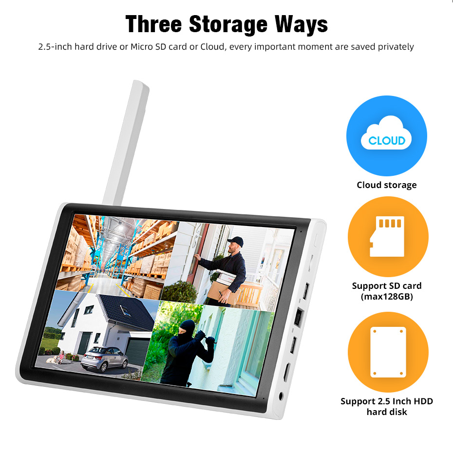 KERUI 2K 3K 4MP 8CH NVR WIFI O - Home Security Wifi Camera ulasan dan harga
