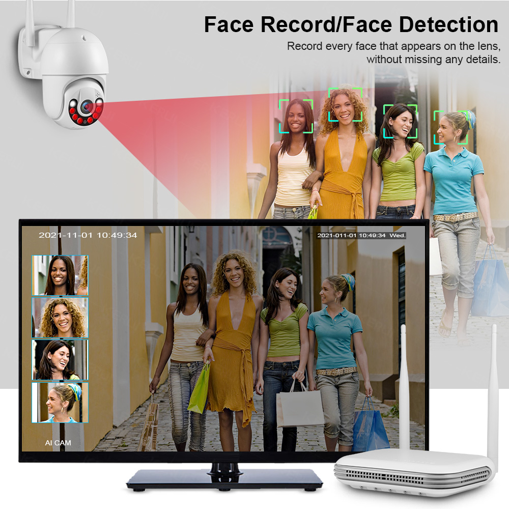 KERUI 2K 3K 4MP 8CH NVR WIFI O - Home Security Wifi Camera ulasan dan harga