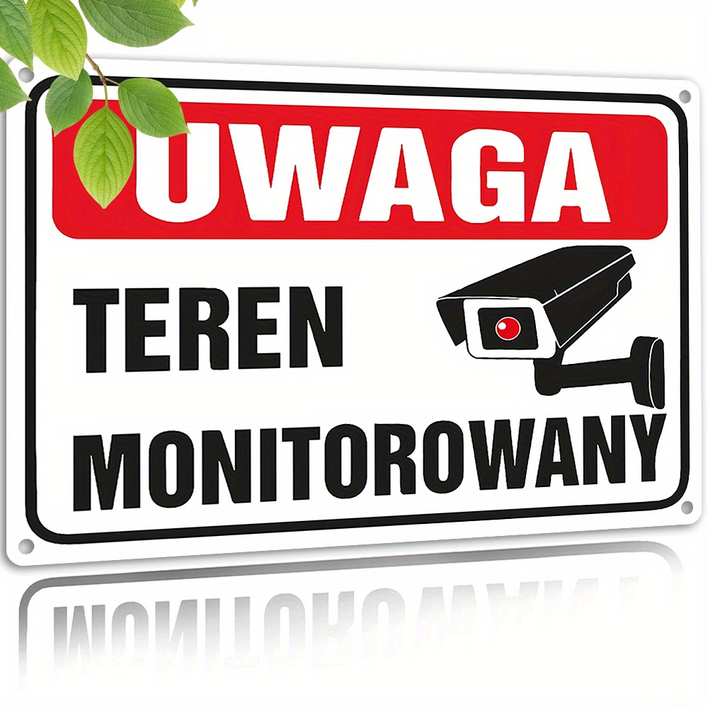 2D Flat,Vintage Metal Sign,Pol - Home Security Monitoring ulasan dan harga
