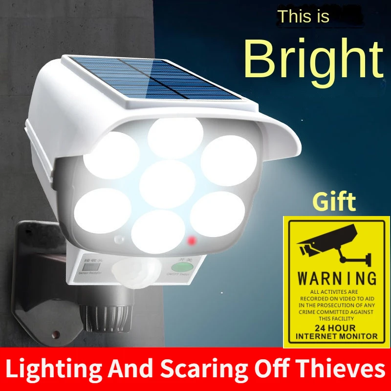 Outdoor Solar Light Motion Sen - Home Security Monitoring ulasan dan harga