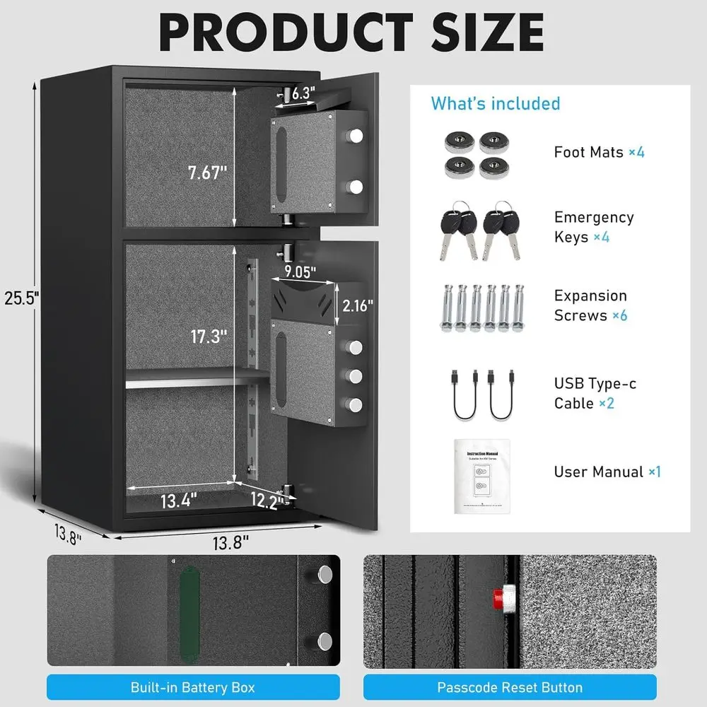 6.0 Cu. Ft. Waterproof Securit - Home Security Features ulasan dan harga