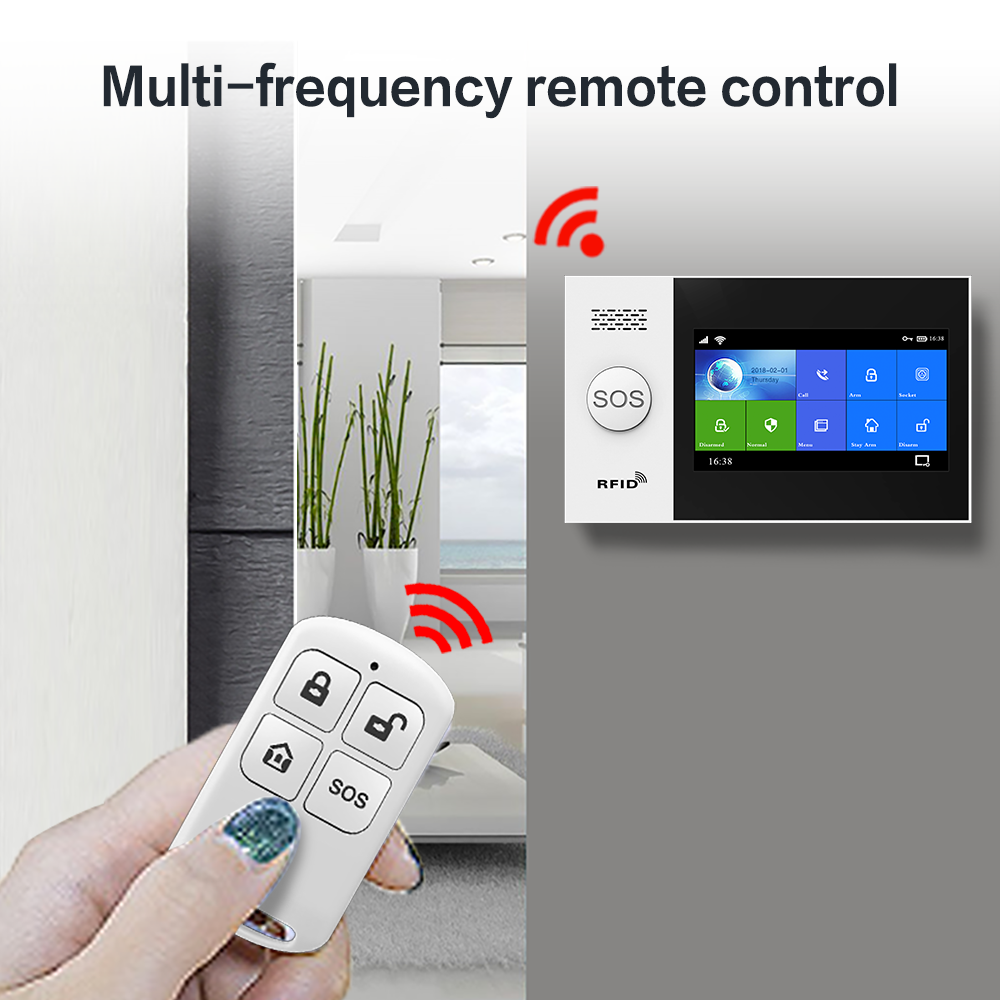HIVA PF-50 Wireless 433MHz Rem - Home Security Systems Wireless ulasan dan harga