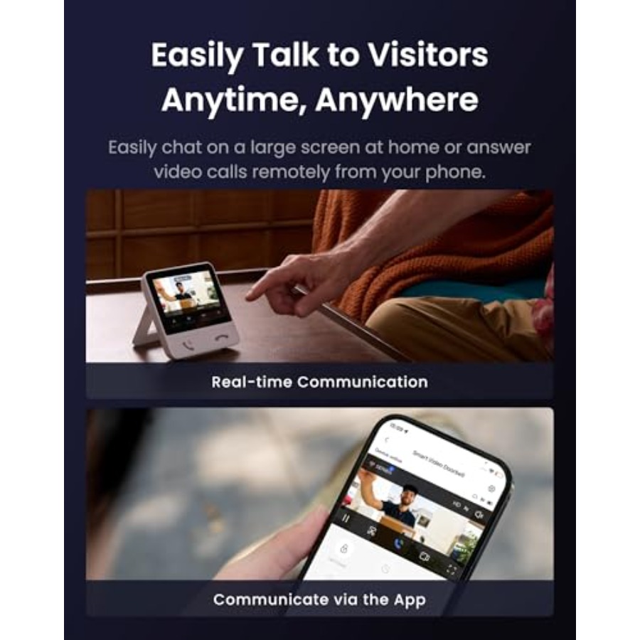 Video Doorbell Camera Wireless - Home Security No Subscription ulasan dan harga