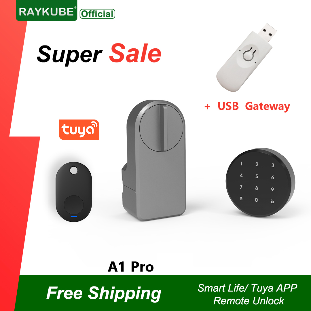 RAYKUBE A1 Pro Tuya BEL Smart  - Door Lock Smart Keypad ulasan dan harga