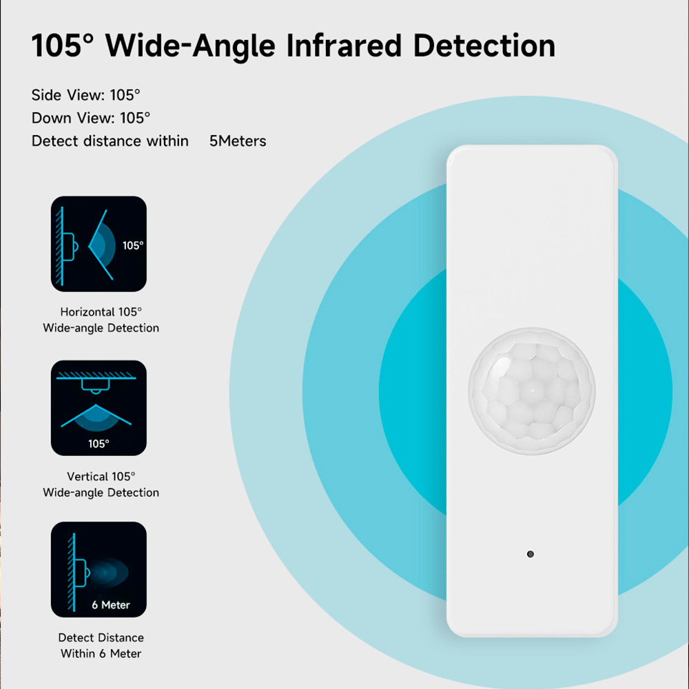 WiFi Smart PIR Motion Sensor T - Home Security Monitoring ulasan dan harga