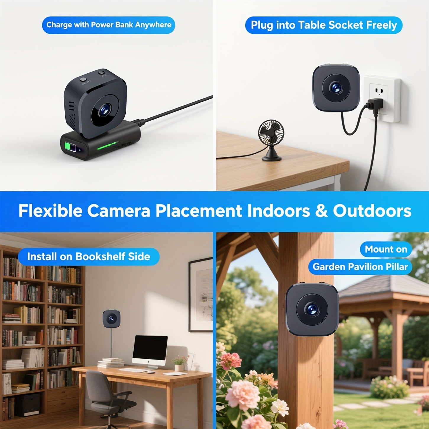 1080P HD Mini WiFi Camera Indo - Home Security Monitoring ulasan dan harga