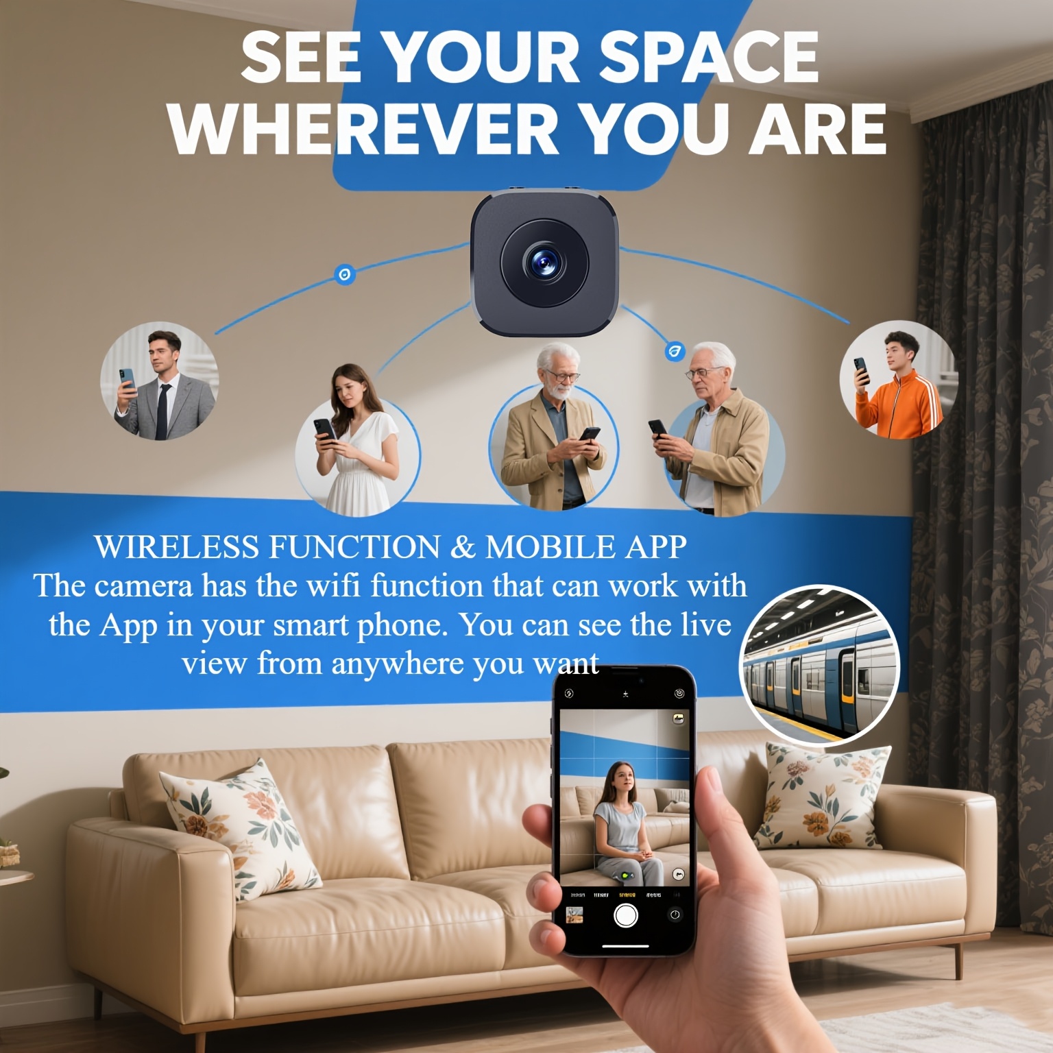 1080P HD Mini WiFi Camera Indo - Home Security Monitoring ulasan dan harga