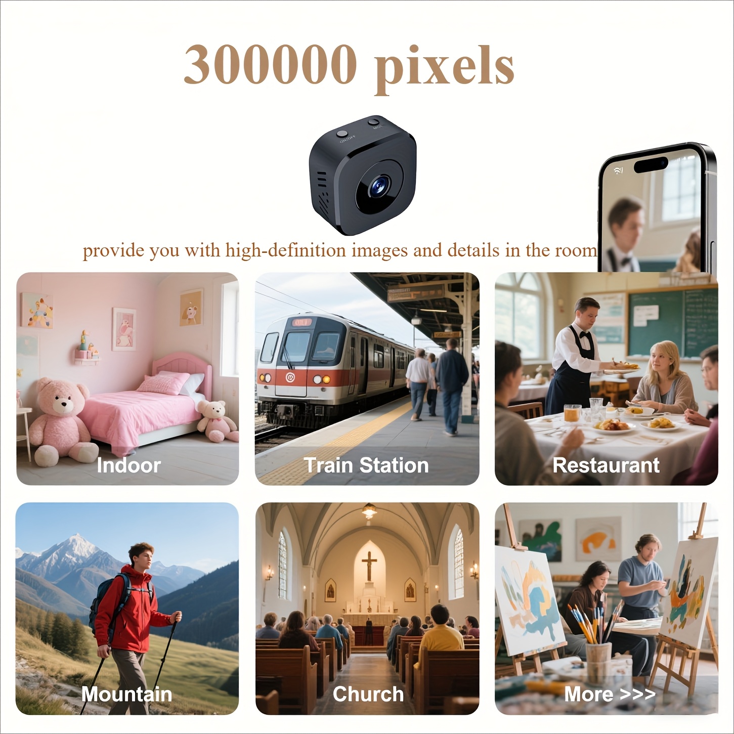 1080P HD Mini WiFi Camera Indo - Home Security Monitoring ulasan dan harga
