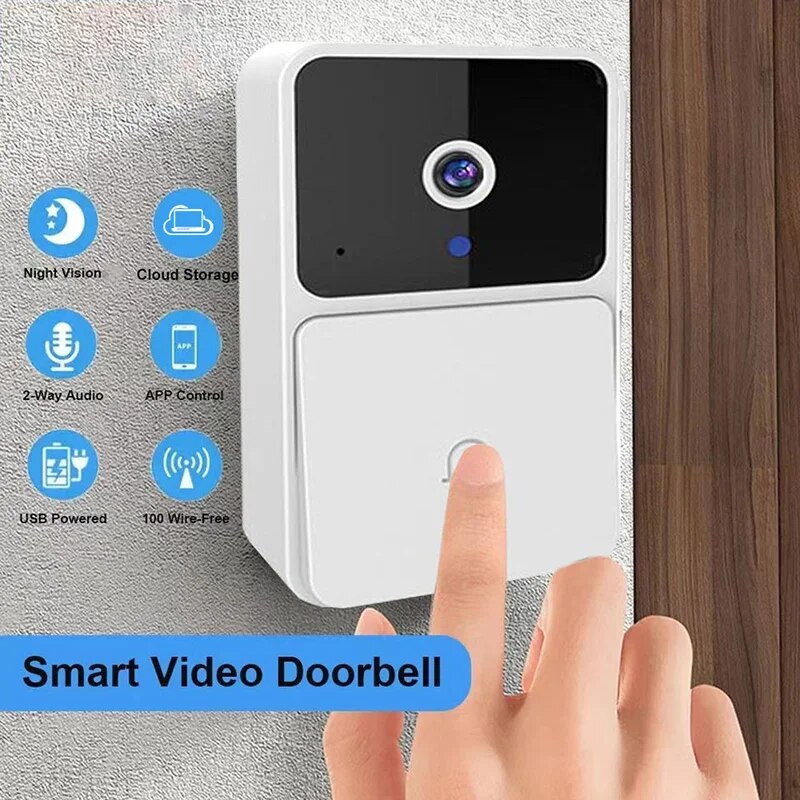 Wireless WiFi Video Doorbell f - Home Security Features ulasan dan harga