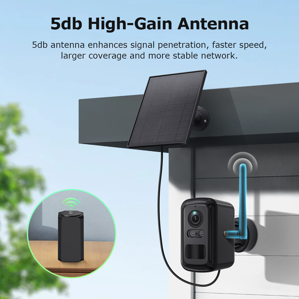 INQMEGA 3MP Solar Wireless Sec - Home Security No Subscription ulasan dan harga
