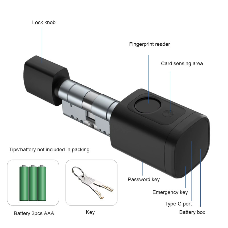 60-90mm Adjustable TT Lock/ Tu - Door Lock Smart Keypad ulasan dan harga