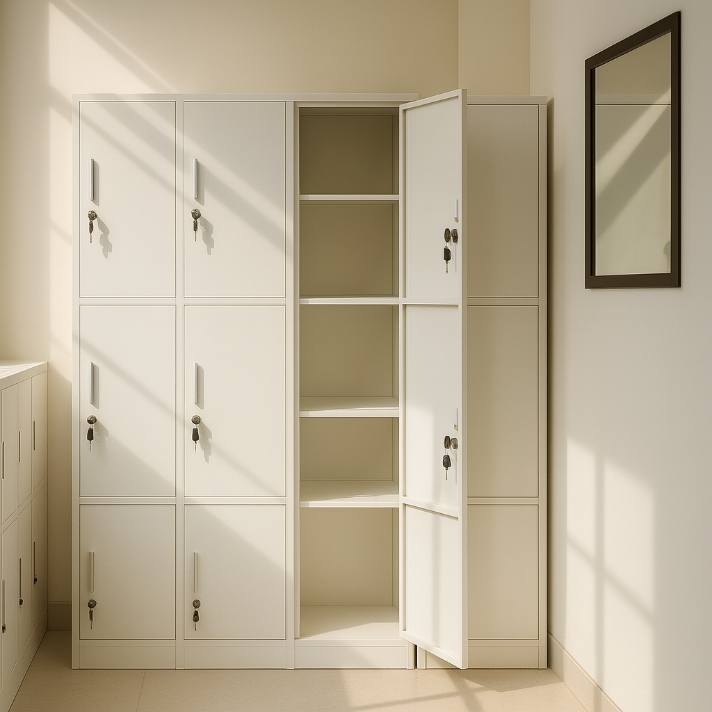 Modern 3-Tier Lockable Eco-Fri - Home Security Features ulasan dan harga