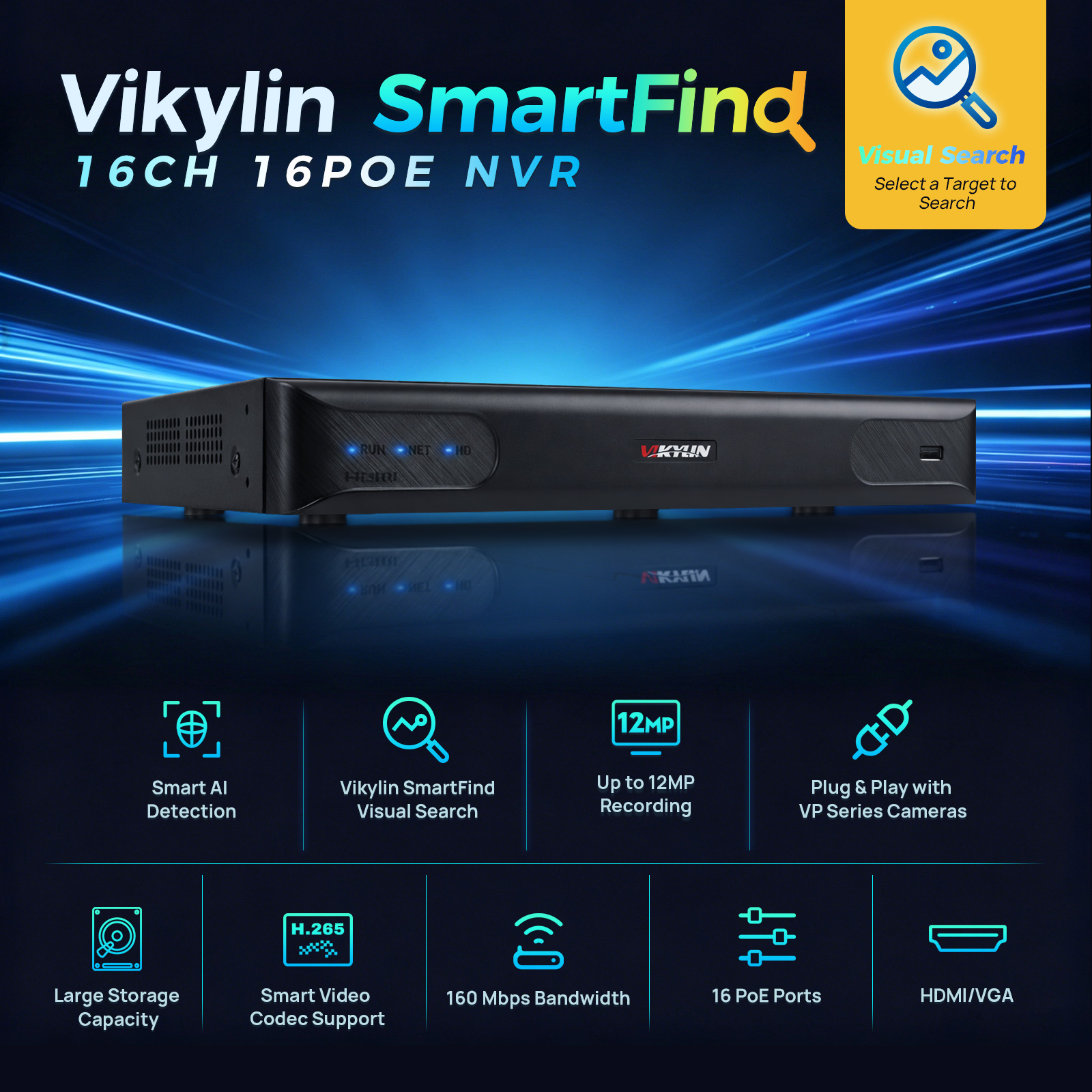 Vikylin 4K NVR UP to 12MP Home - Home Security America ulasan dan harga
