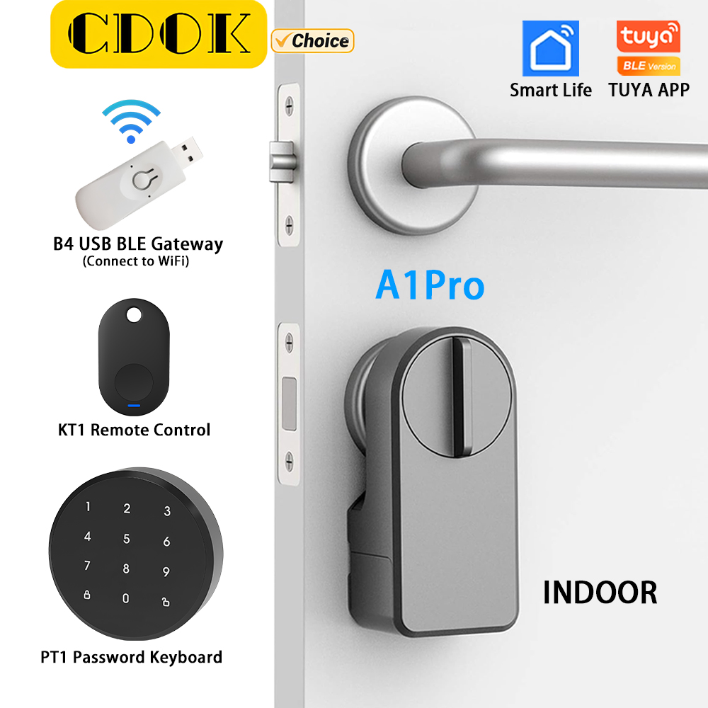 CDOK A1Pro Tuya Bluetooth smar - Door Lock Smart Keypad ulasan dan harga