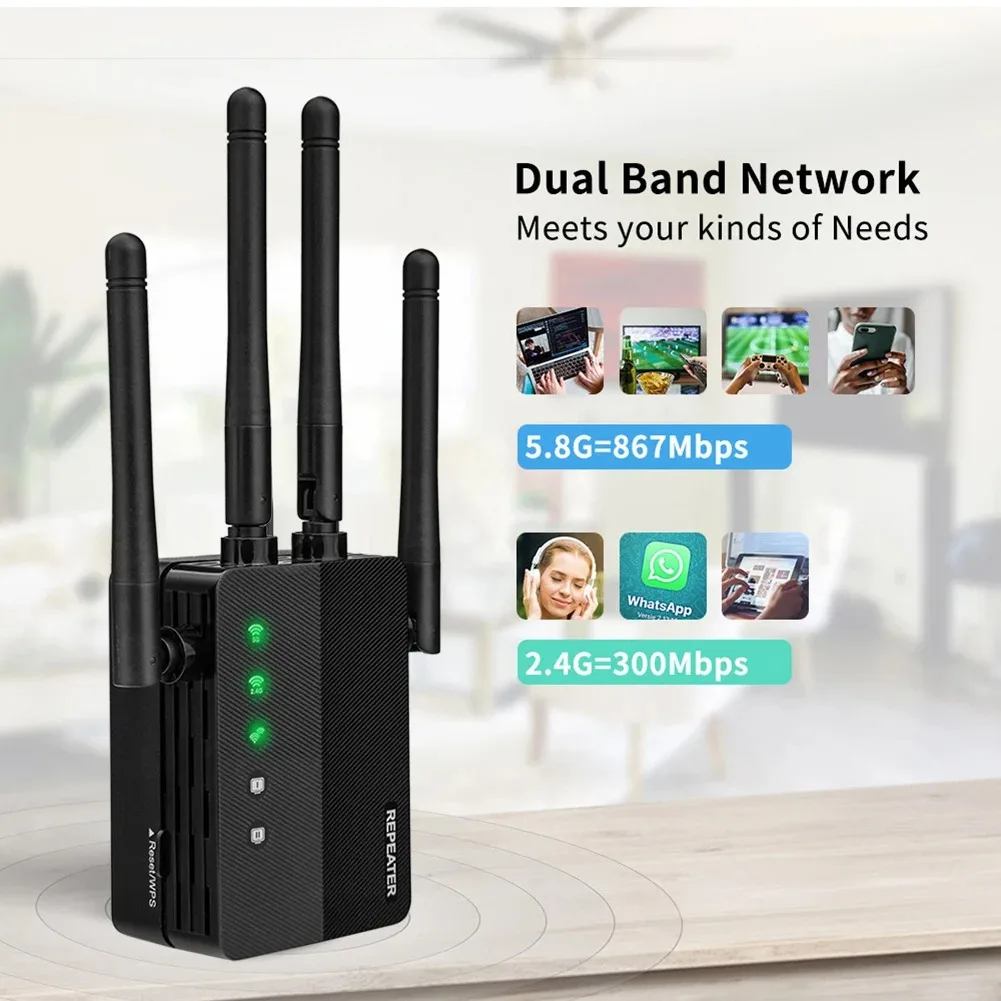 WiFi Extender Featuring 2.4/5. - Home Security Features ulasan dan harga